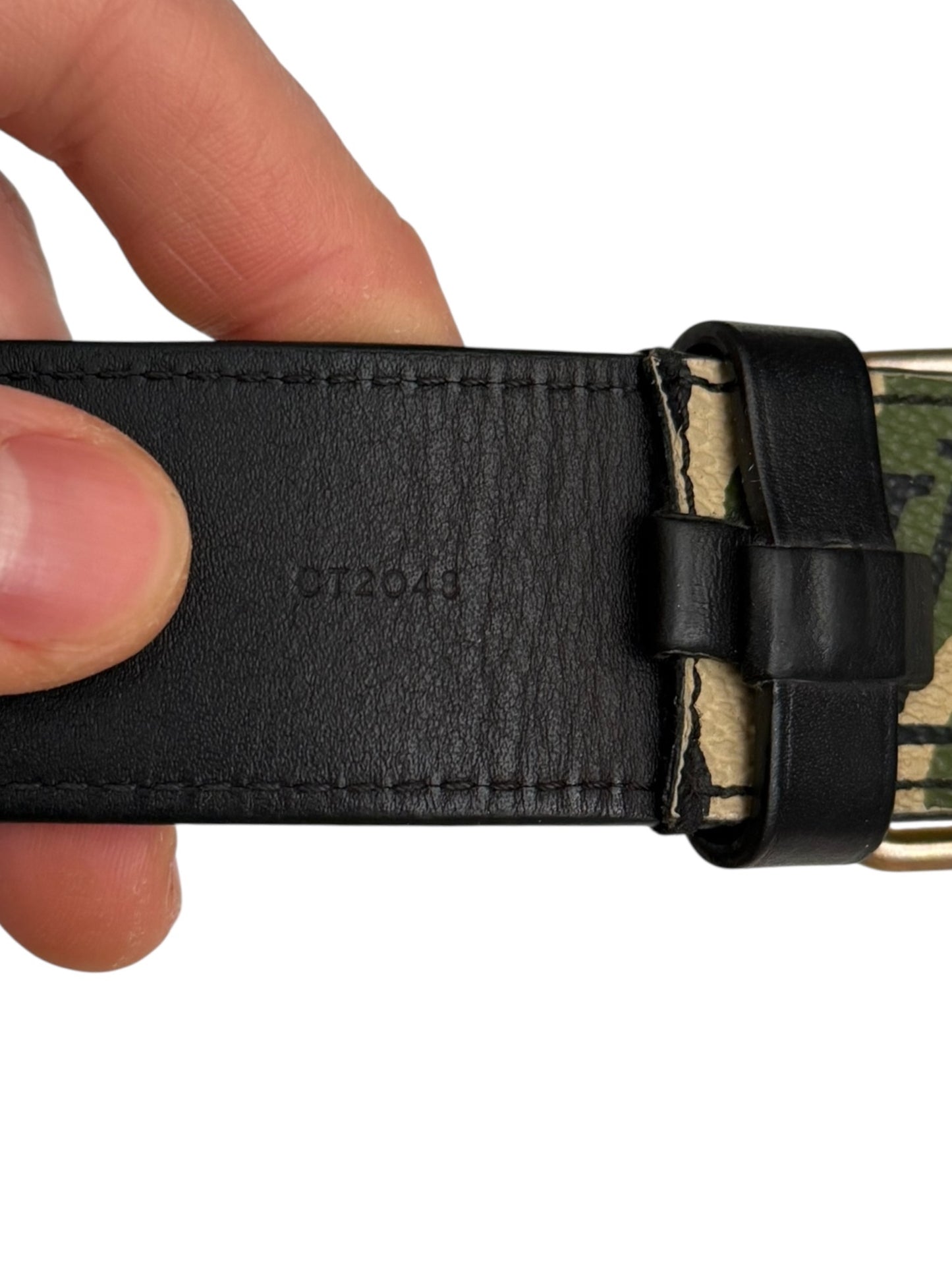 2007 Monogramouflage Monogram Camo Belt