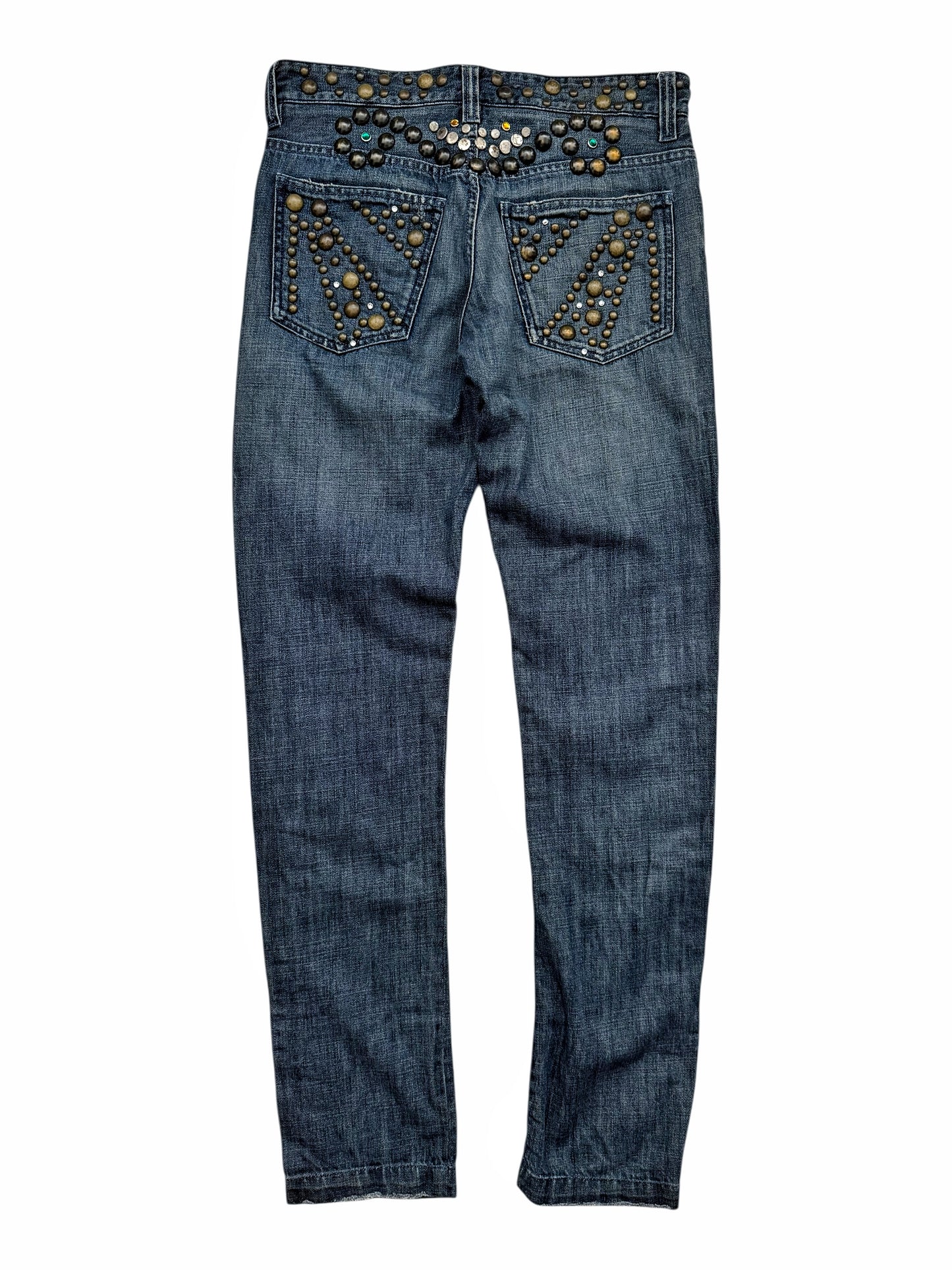 Studded Denim Jeans