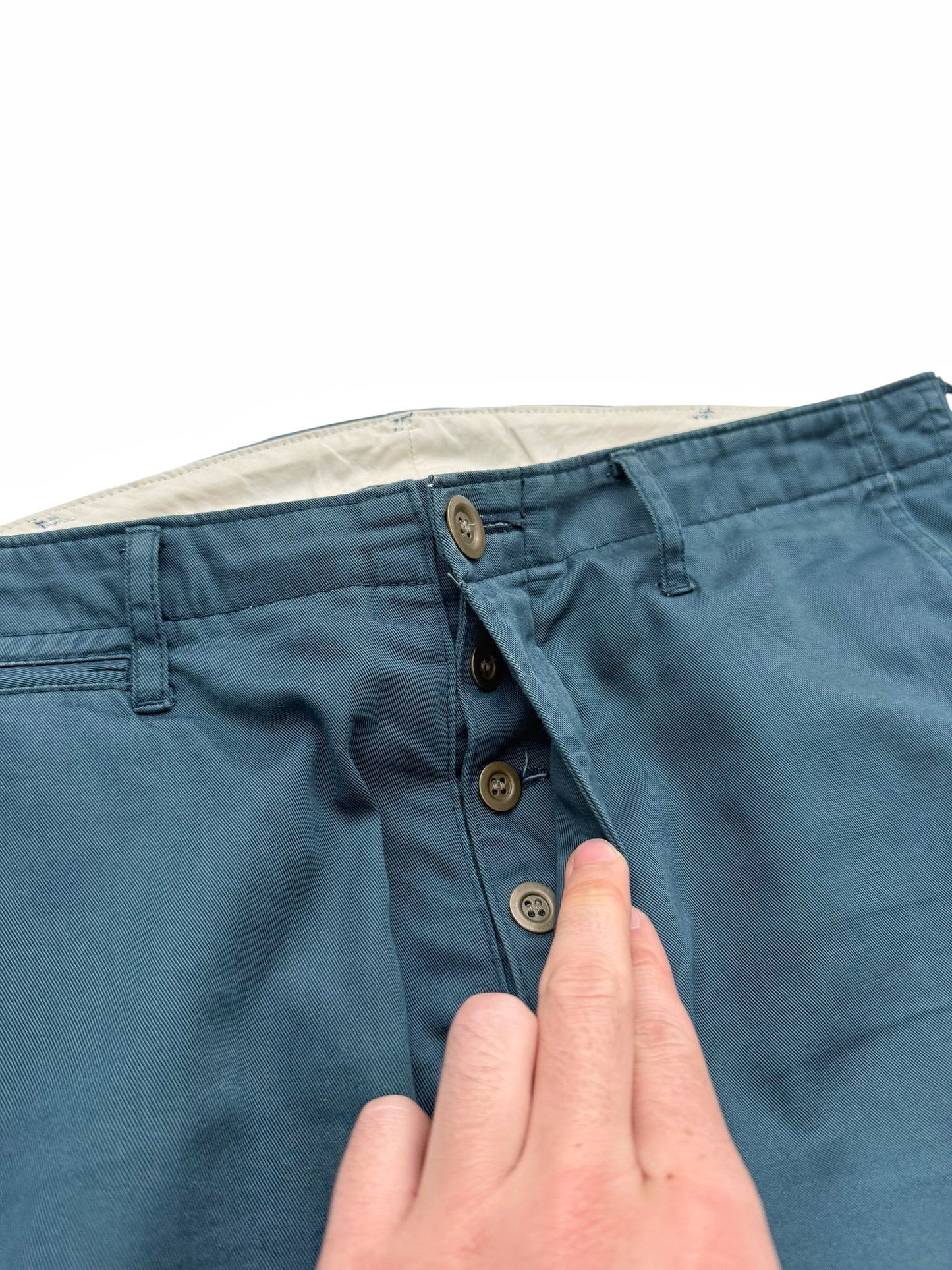Blue Slim Chino