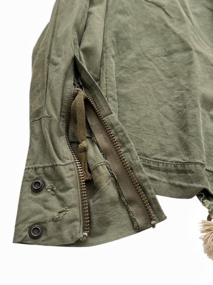 2018 Reconstructed Army Tent Shirt Jacket