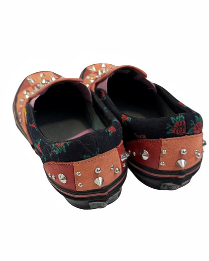 x Vans Vault Studded Patchwork Leather Slip On