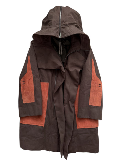 2019 Larry Giant Sisy Parka Suede Panels
