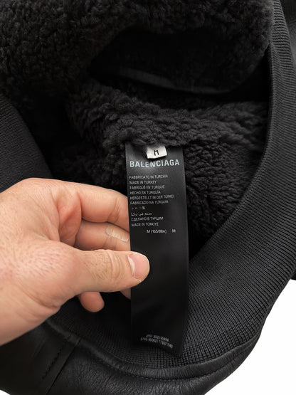 x Puma Leather Shearling Track Jacket