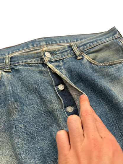OG 1960’s Big E Selvedge Hidden Rivet 501 Denim