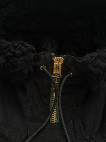 x Carhartt Collab Fur Trim Canvas Parka