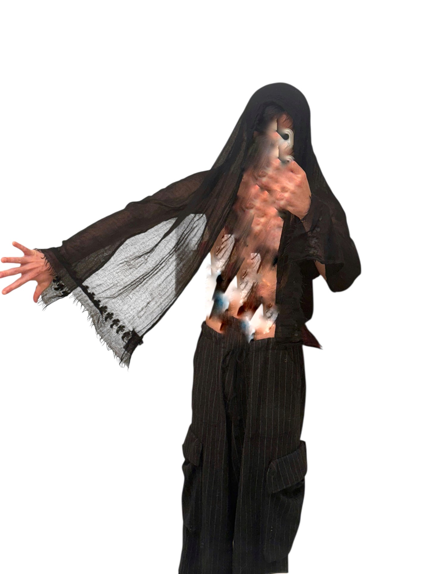 44 Cross Cashmere Silk Sheer Scarf