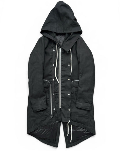 Bauhaus Bladder Zip Fishtail Oversized Parka