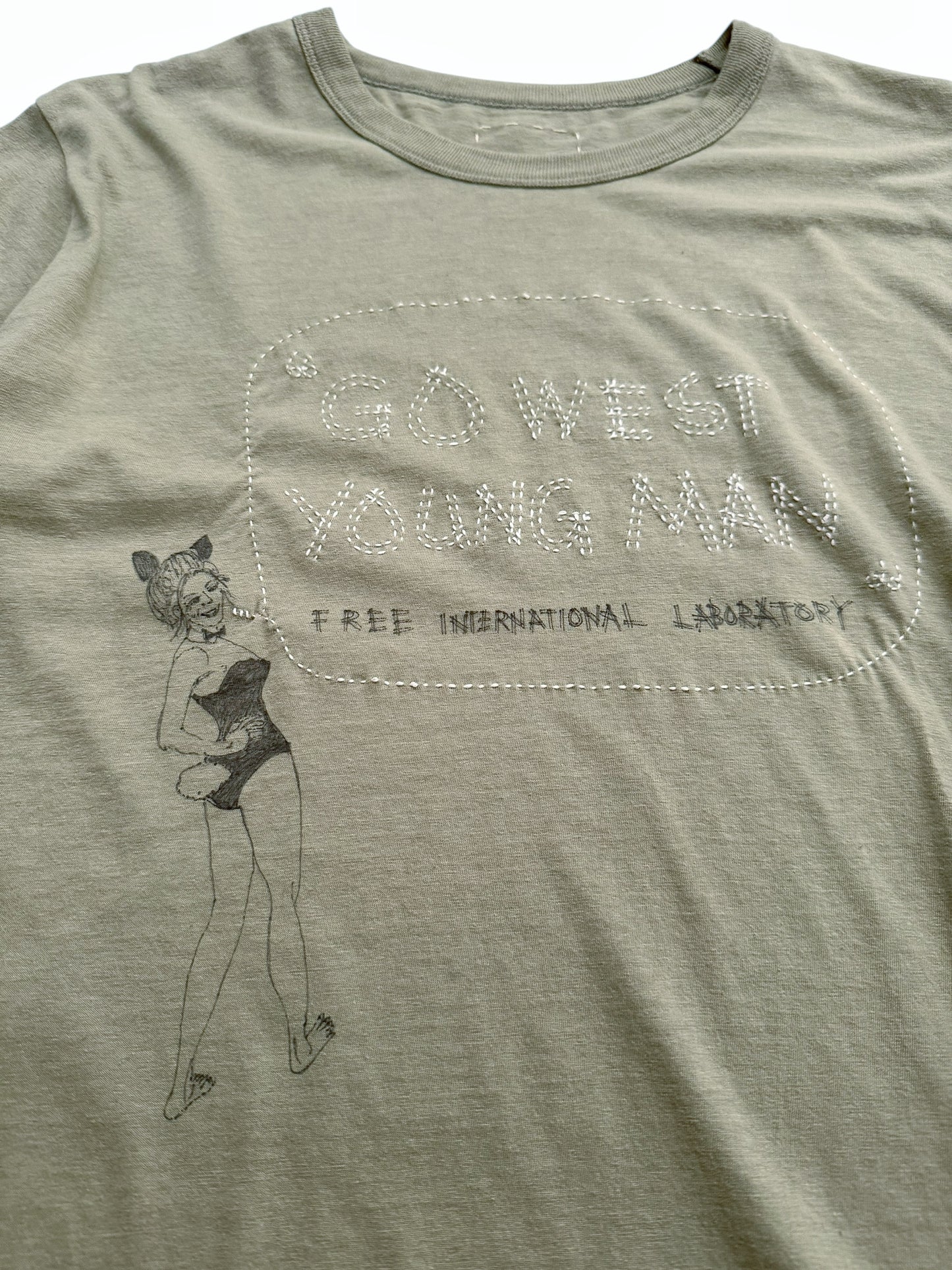 Embroidered Go West Vintage Shirt