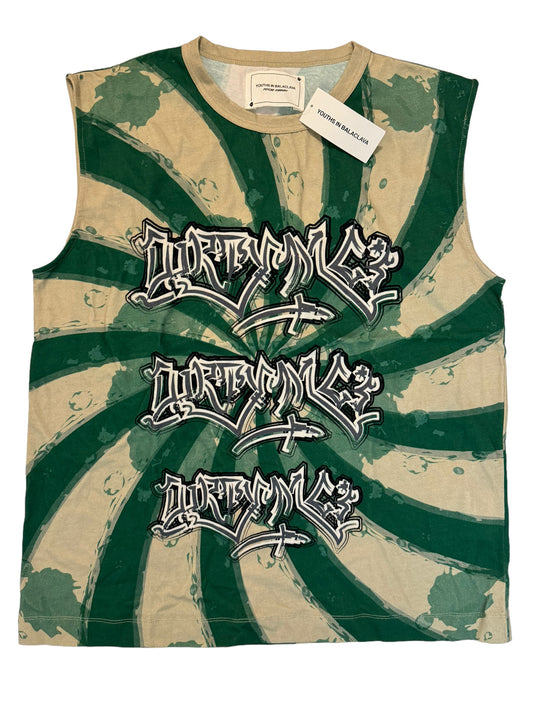 Graffiti Green Tank