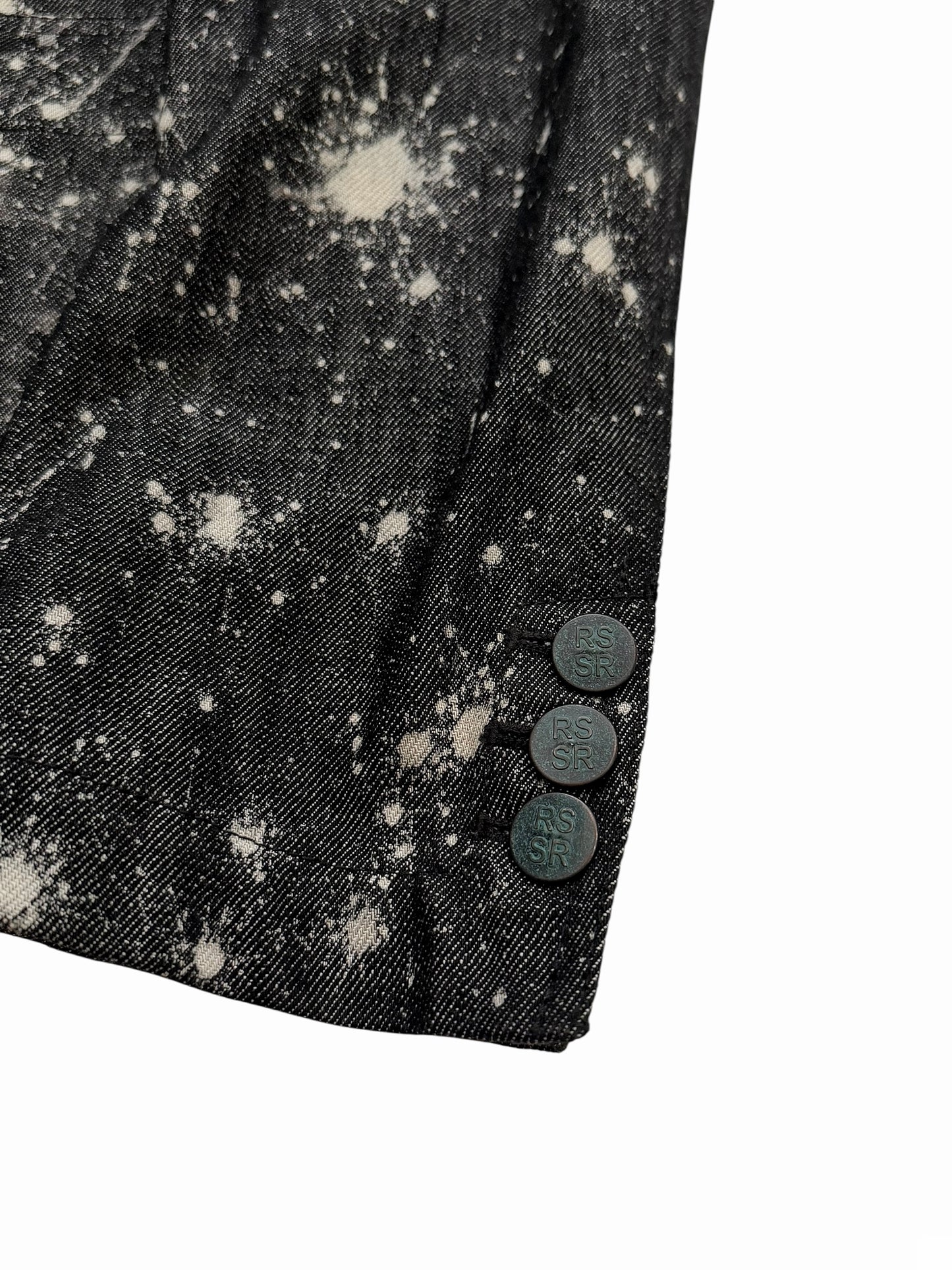 x Sterling Ruby Bleach Denim Blazer