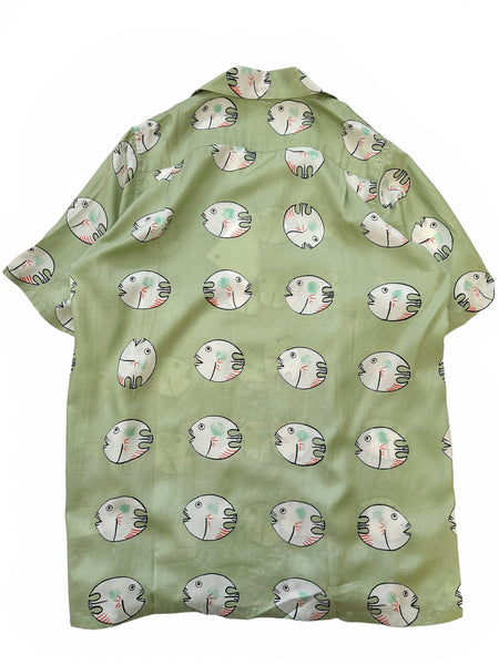 Free Edge Silk Fishy S/S Hawaiian Shirt