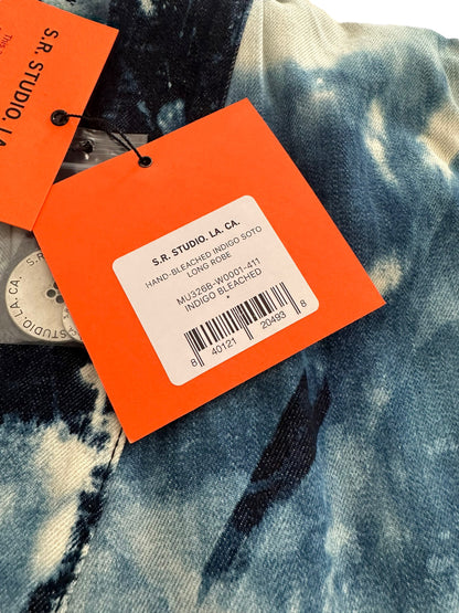 2019 SOTO Indigo Bleach Denim Kimono