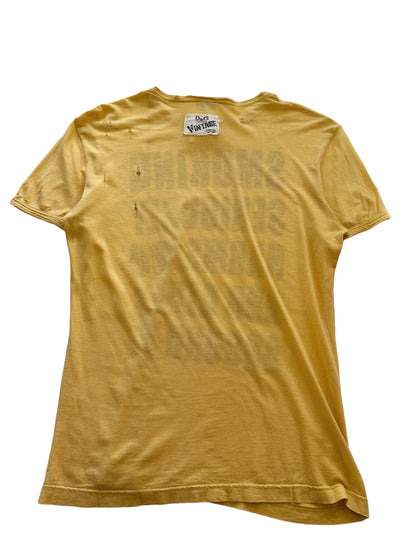 Smoking Harms You Distressed Muscle Shirt