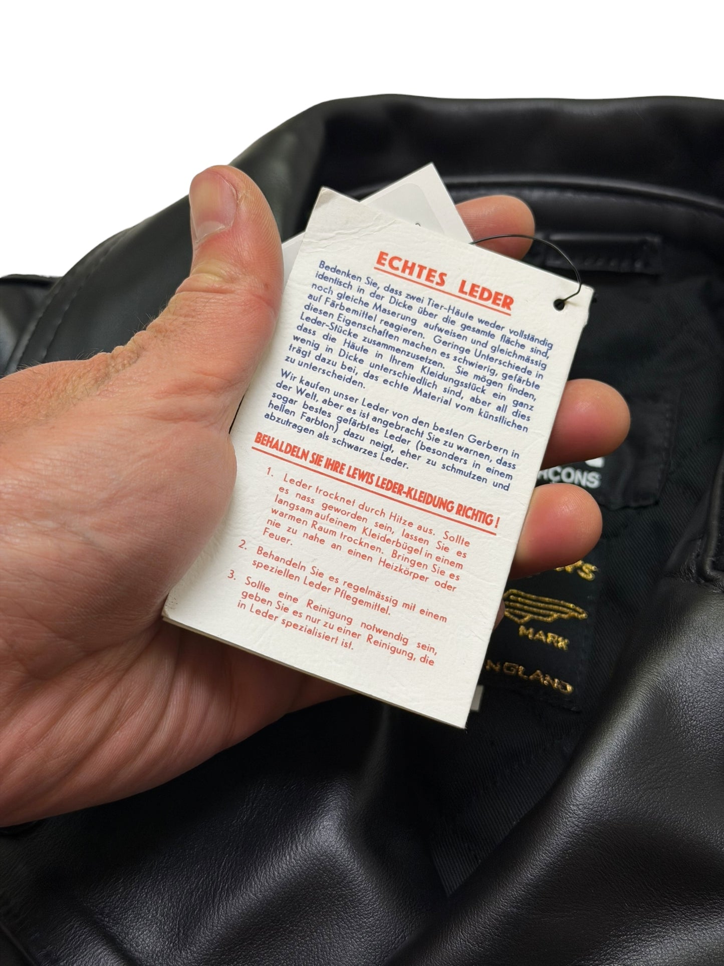 Lewis Leathers Black Market Horse Jacket