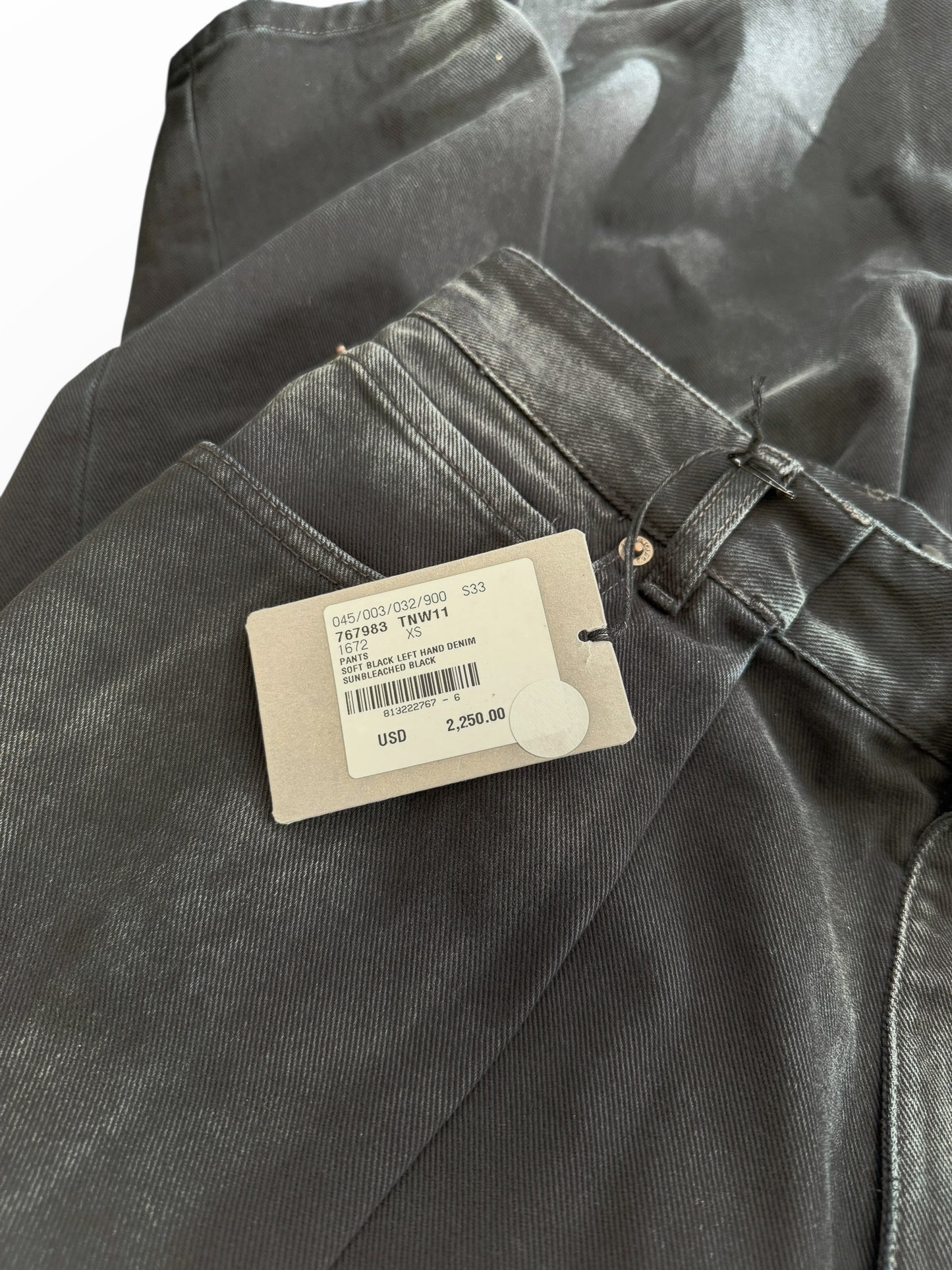 Left Hand Sun Fade Denim Double Leg