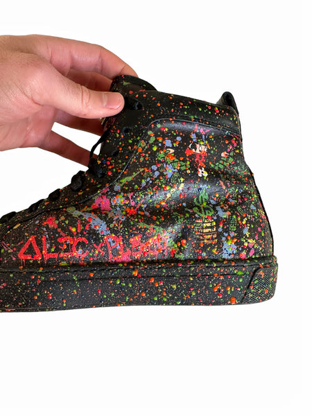 Alec Monopoly Limited Painted Hightop