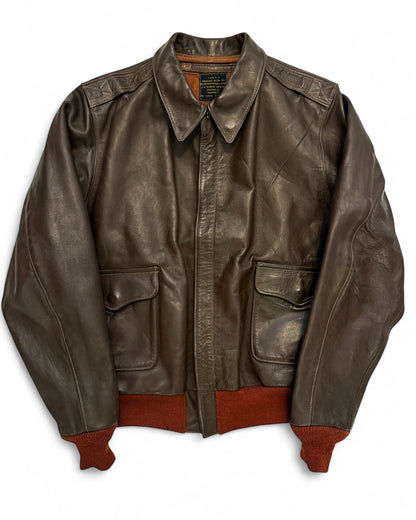 Repro A-2 Dubow Horse Leather Hand Painted Death Jacket