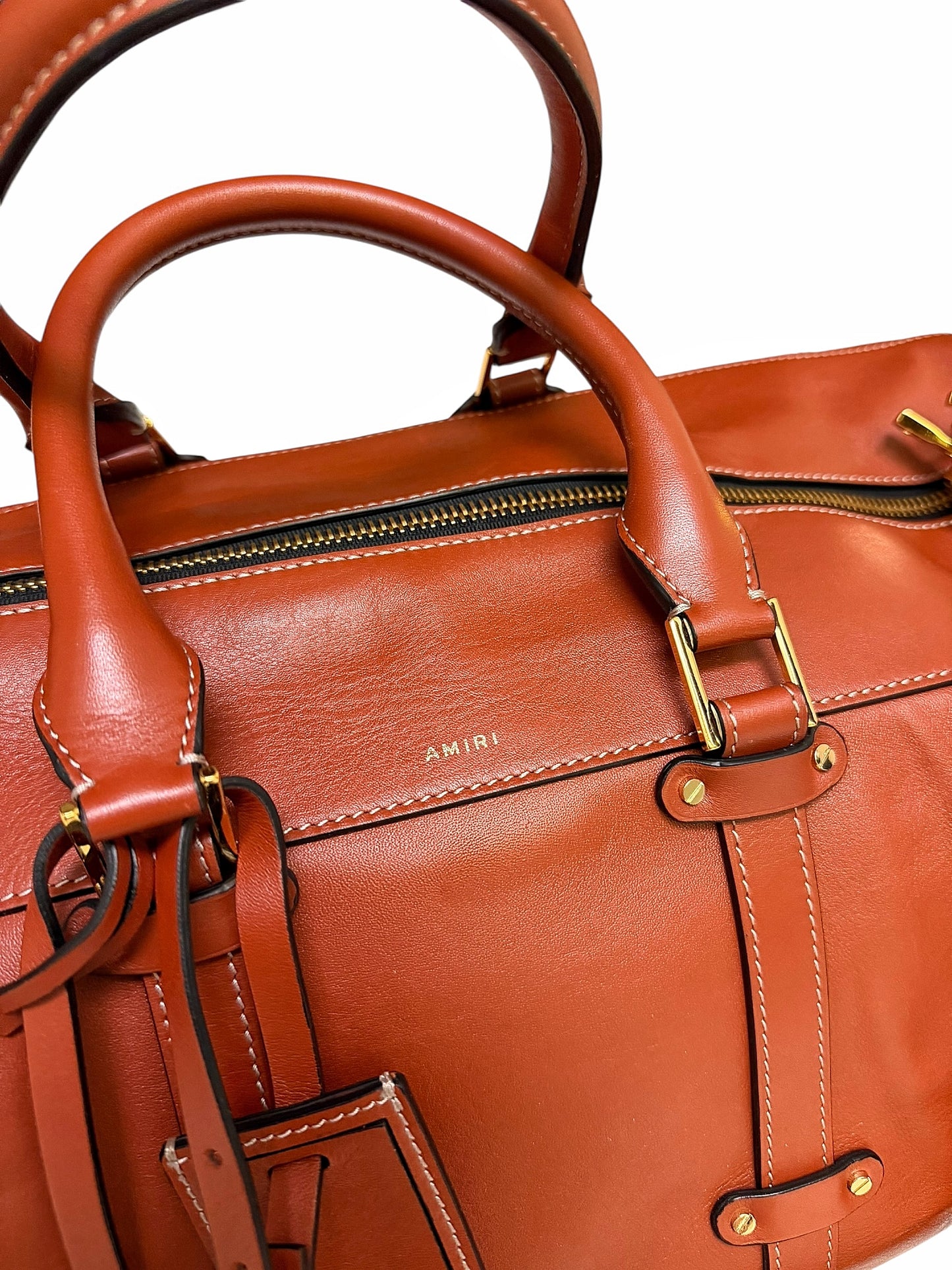 Veg Tanned Italian Leather Duffle Bag