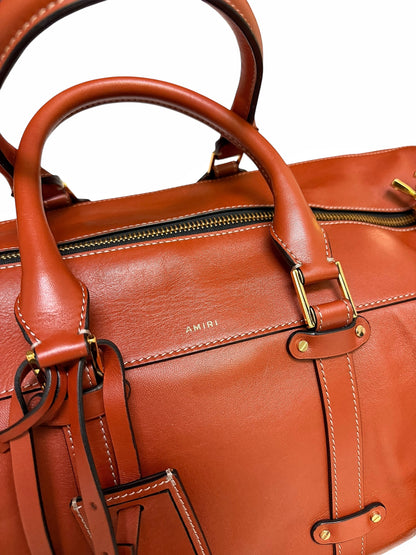Veg Tanned Italian Leather Duffle Bag
