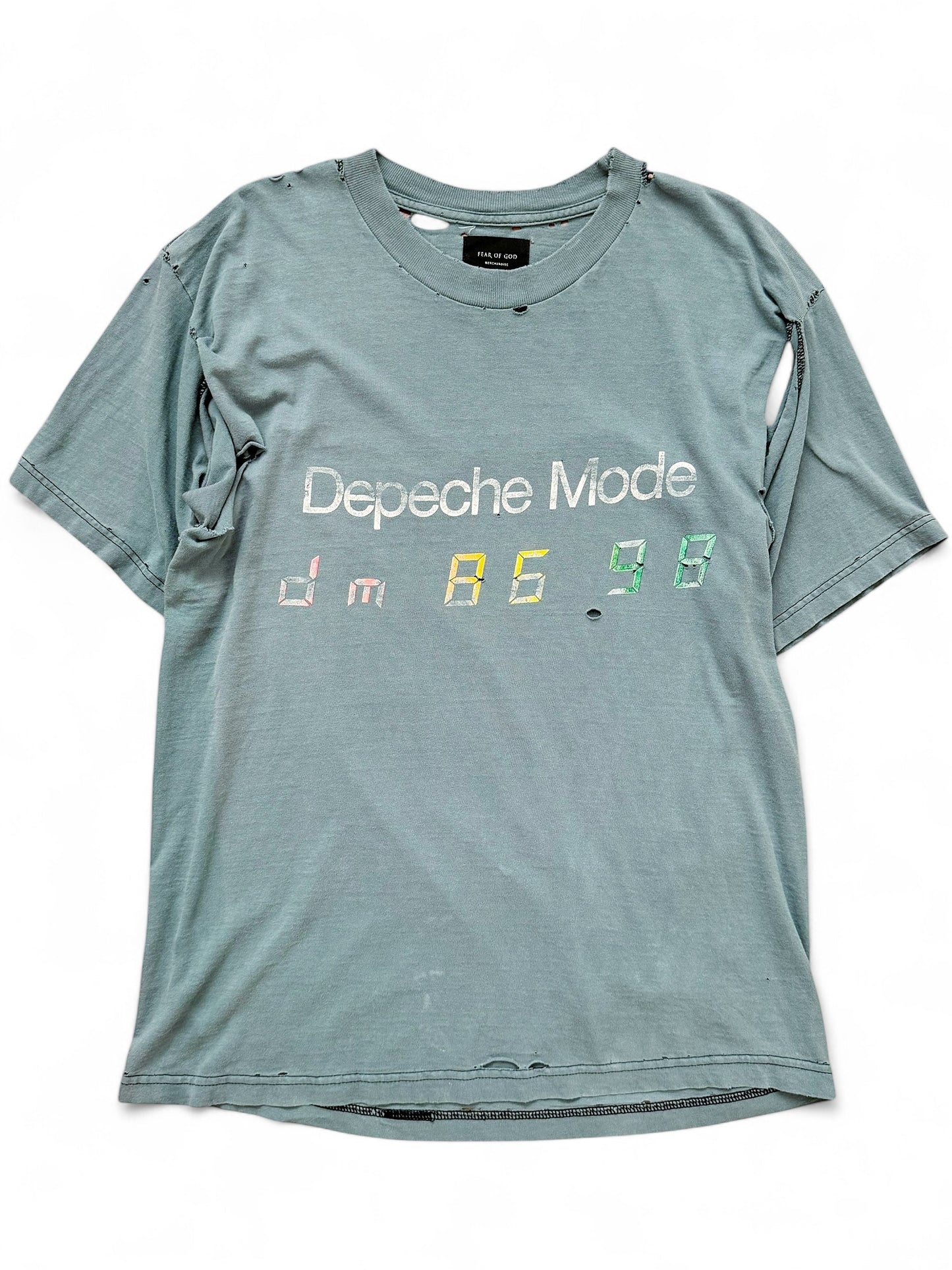 x Saint Luis Resurrected Thrashed Vintage Depeche Mode Shirt