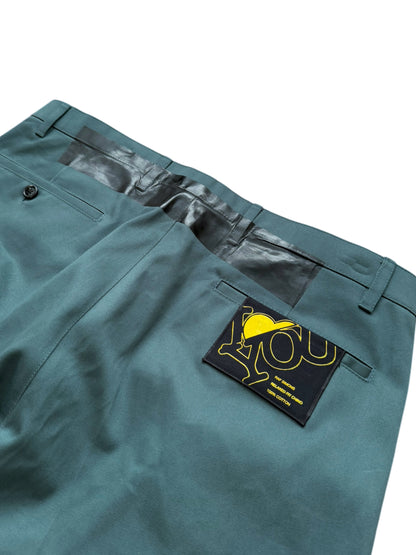 Baggy Green/Blue I <3 You Trouser