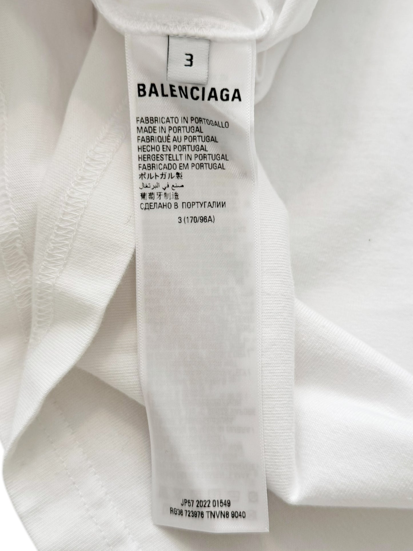 Adidas White Embroidered Oversized Logo Shirt