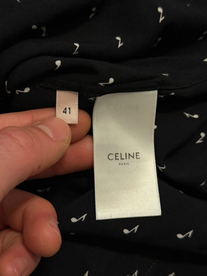 SS19 Viscose Music Notes Shirt