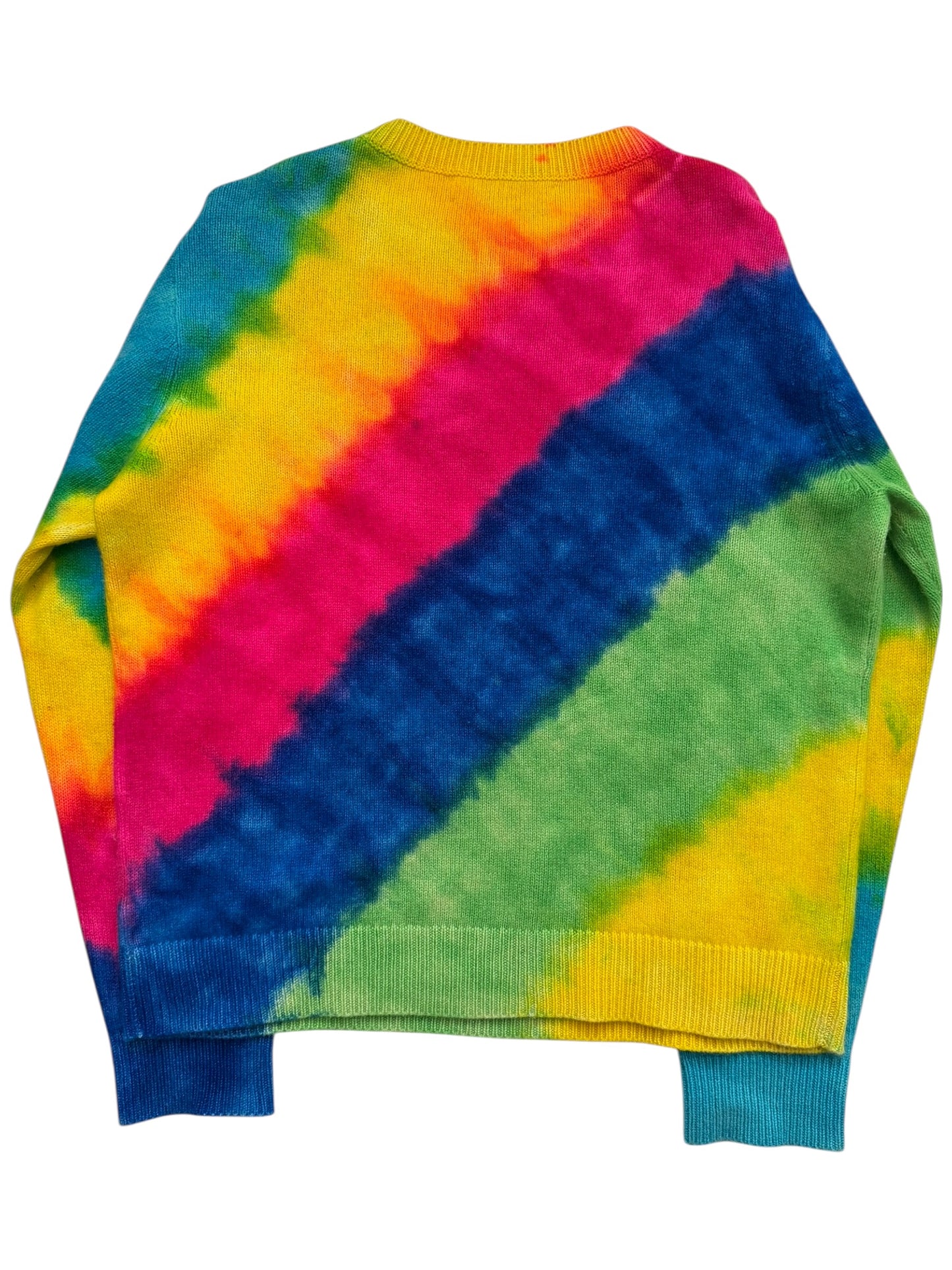 Cashmere Rainbow Tie-Dye Sweater