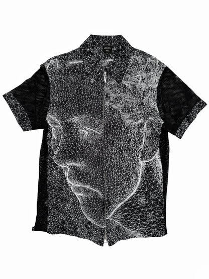 2001 Constellation Face Zip Shirt