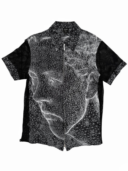 2001 Constellation Face Zip Shirt