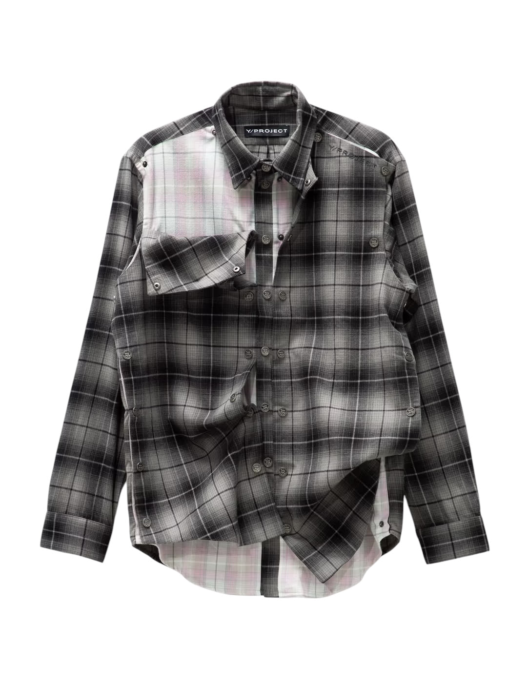 Snap Off Heavy Flannel Shirt