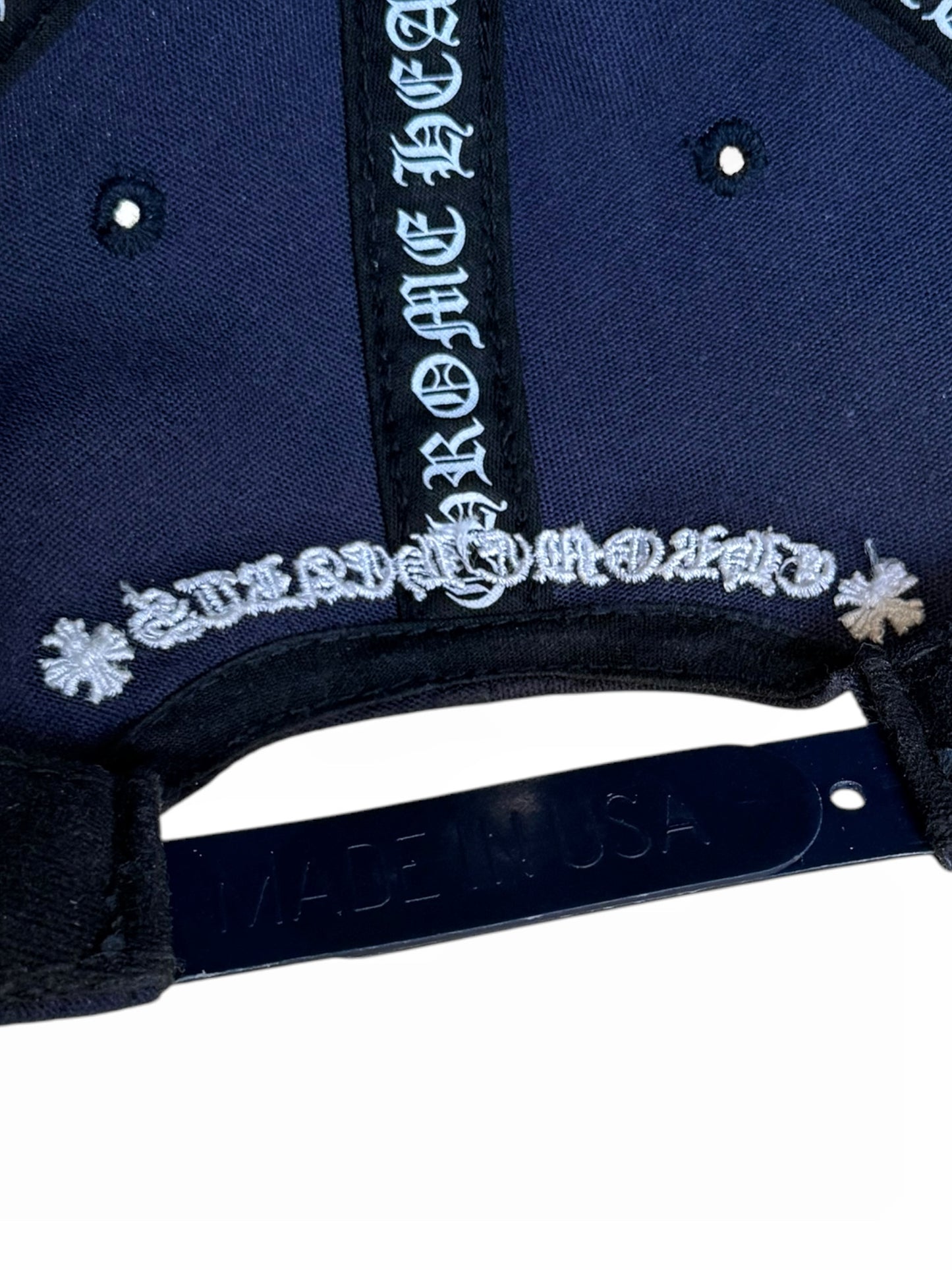 Navy CH Embroidered SnapBack Hat