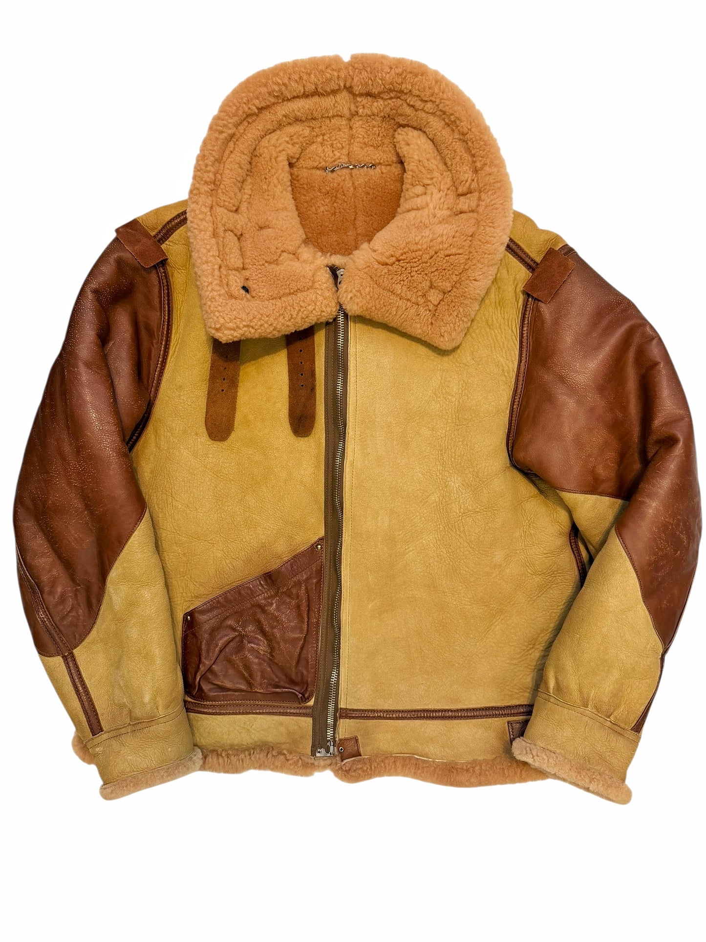 Reproduction WW2 B-3 Shearling Leather Jacket