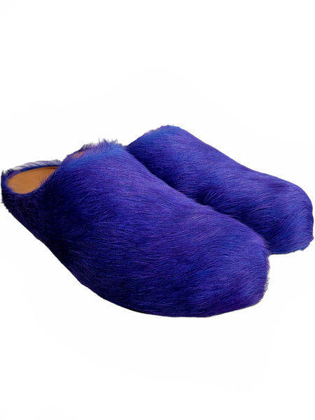 Fur Pony Mule Slide Fussbett Sabot