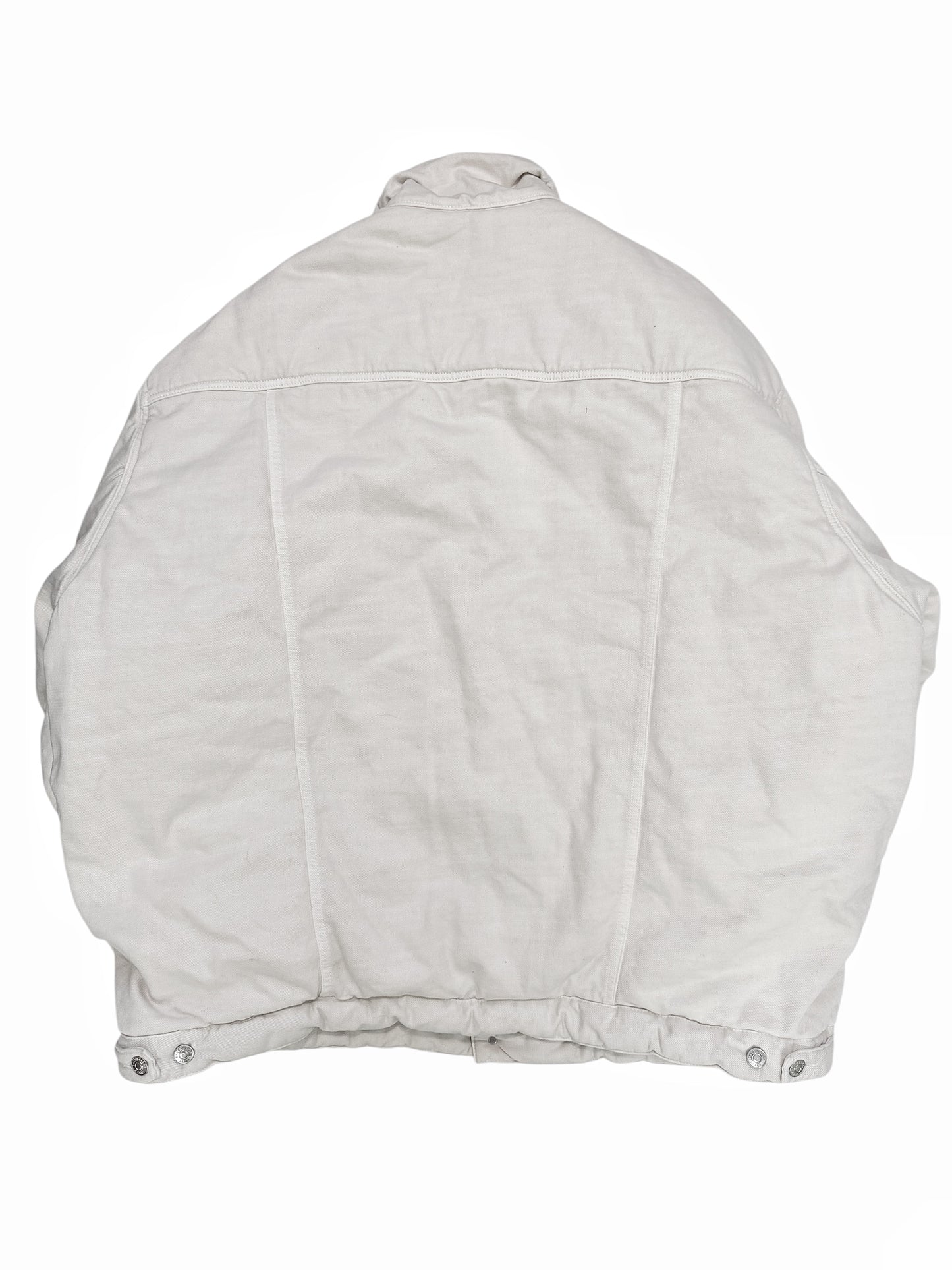2023 Puffer White Denim Jean Jacket