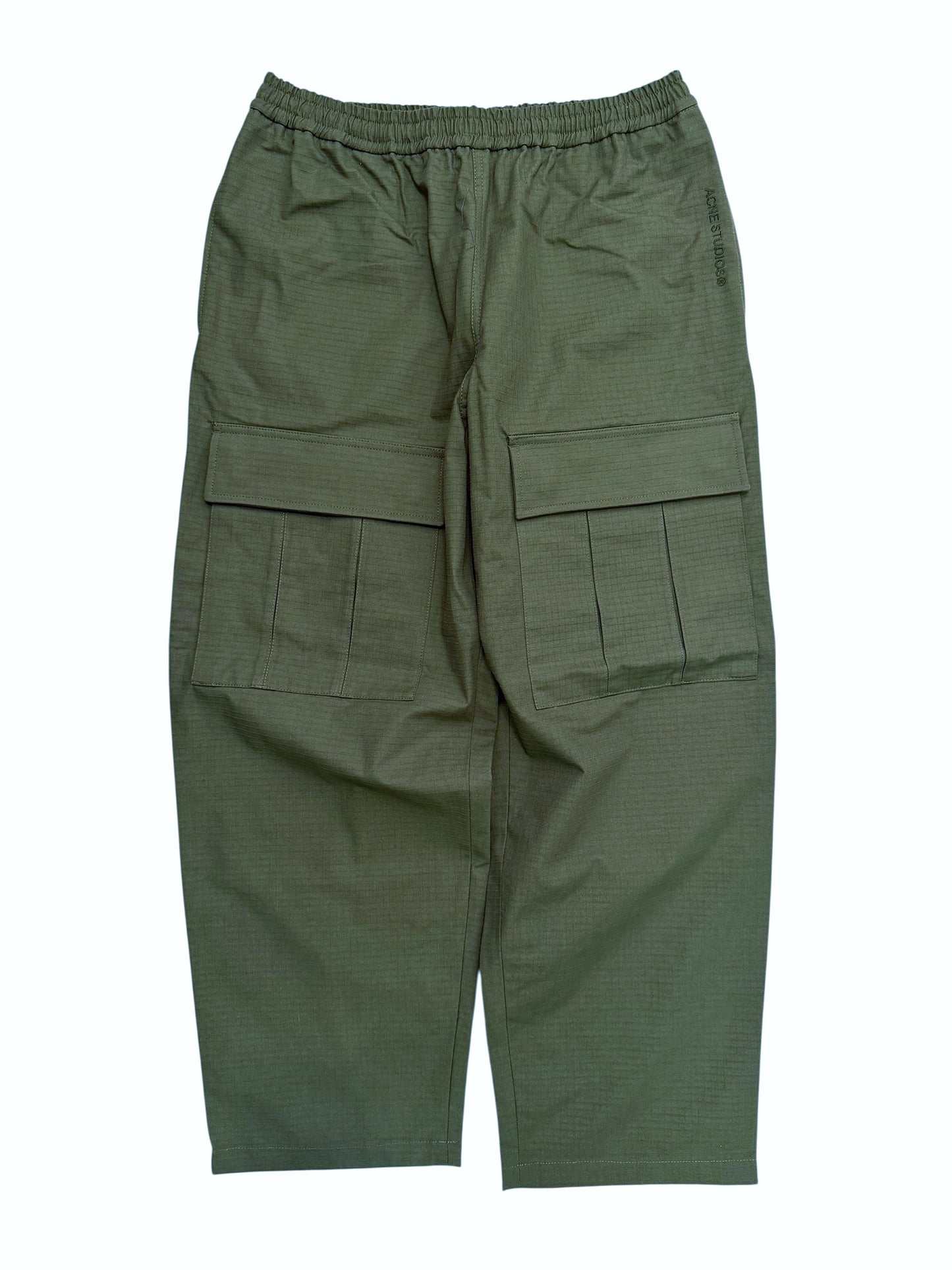 Green Baggy Ripstop Sandwich Bag Cargo Pants