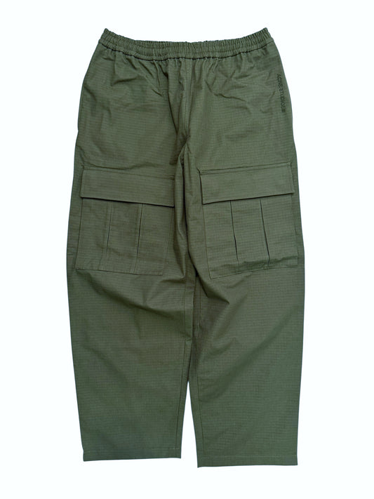 Green Baggy Ripstop Sandwich Bag Cargo Pants