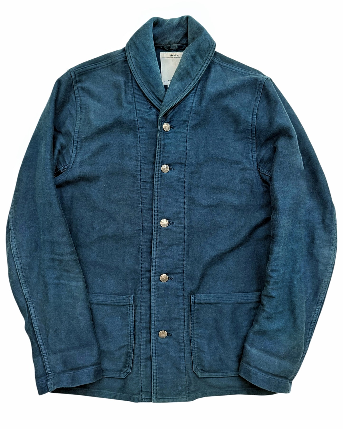 2014 Artifact Coverall Indigo Moleskin DMGD