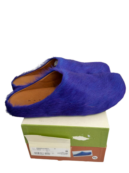 Fur Pony Mule Slide Fussbett Sabot