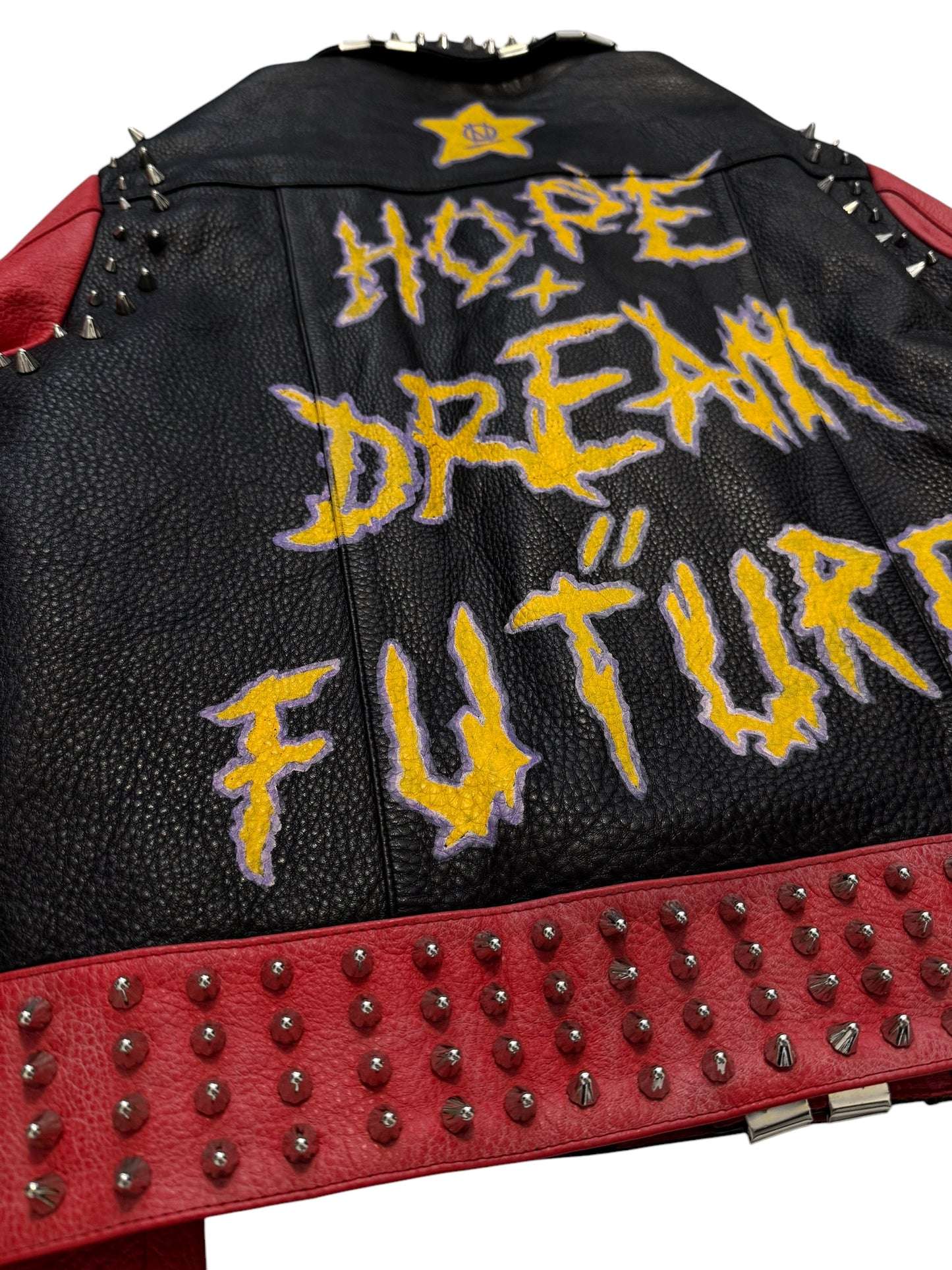 1/1 2018 Hand Customized Leather Punk Hope x Dream Future Jacket