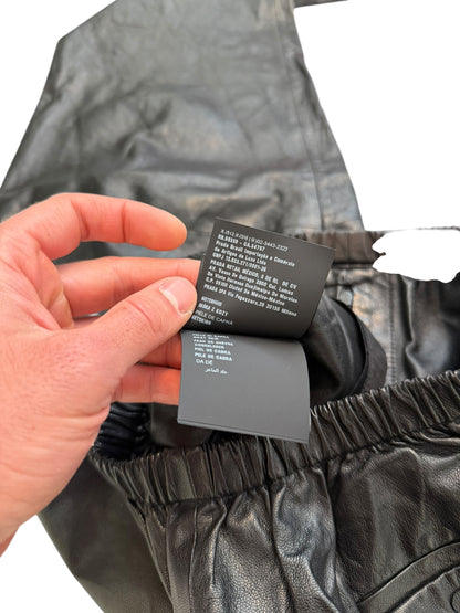 2022 Goat Leather Baggy Pants