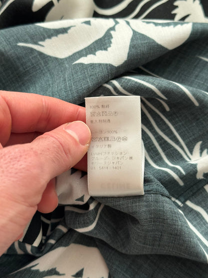 Viscose Palm Tree Long Sleeve Shirt