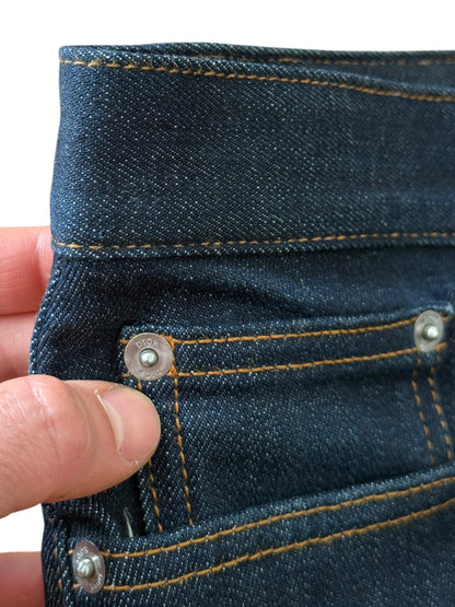 Trotter Monogram Cuff Denim