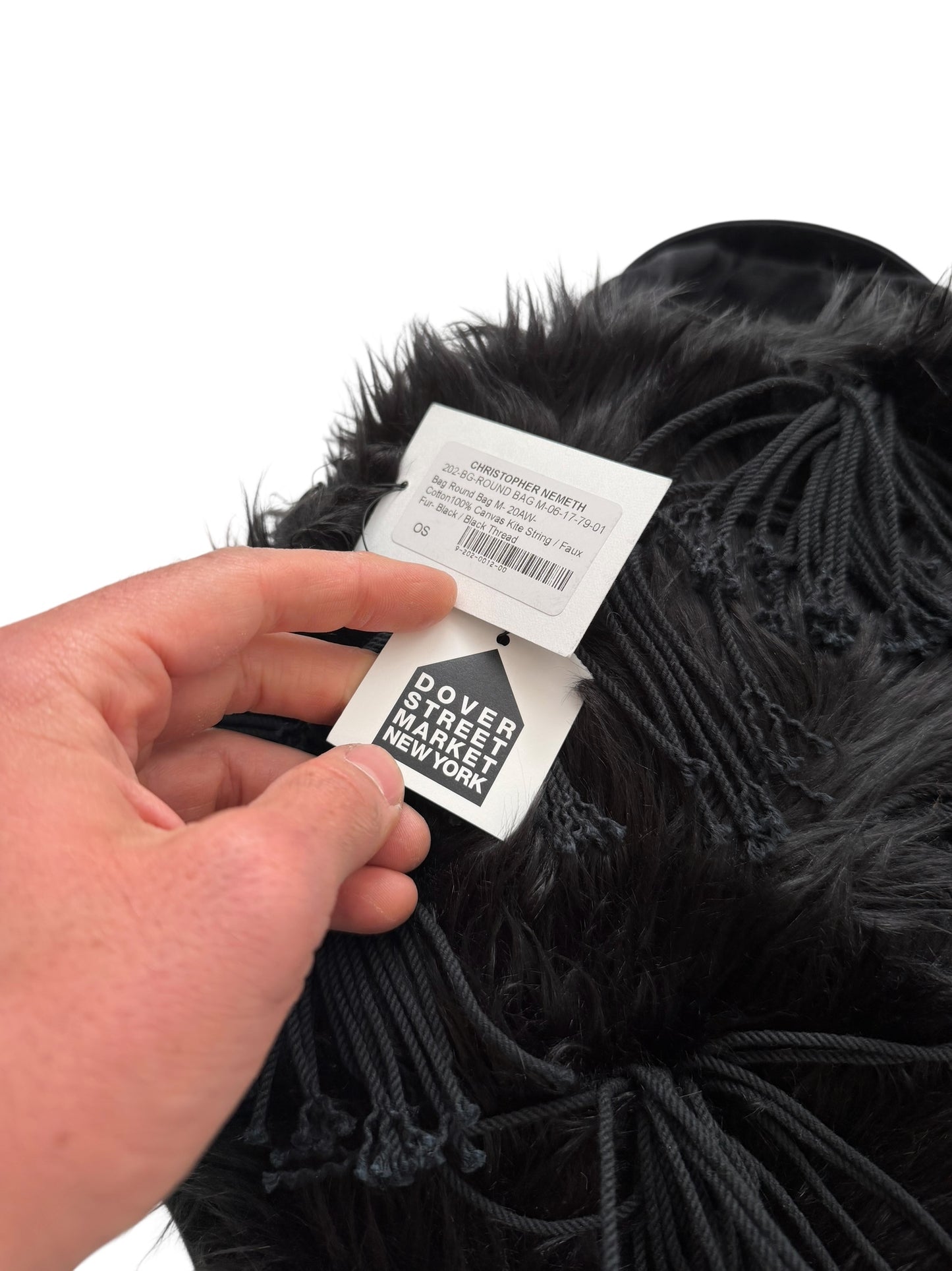Faux Fur Tassle Bag
