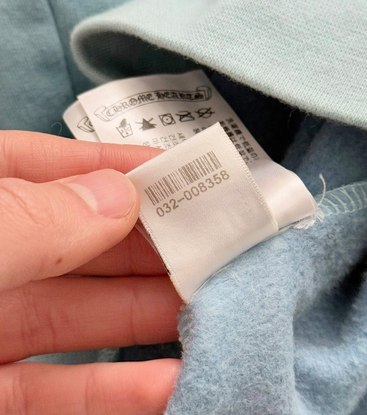 St Barths Exclusive Blue Overdyed Zip Rhodium Hoodie