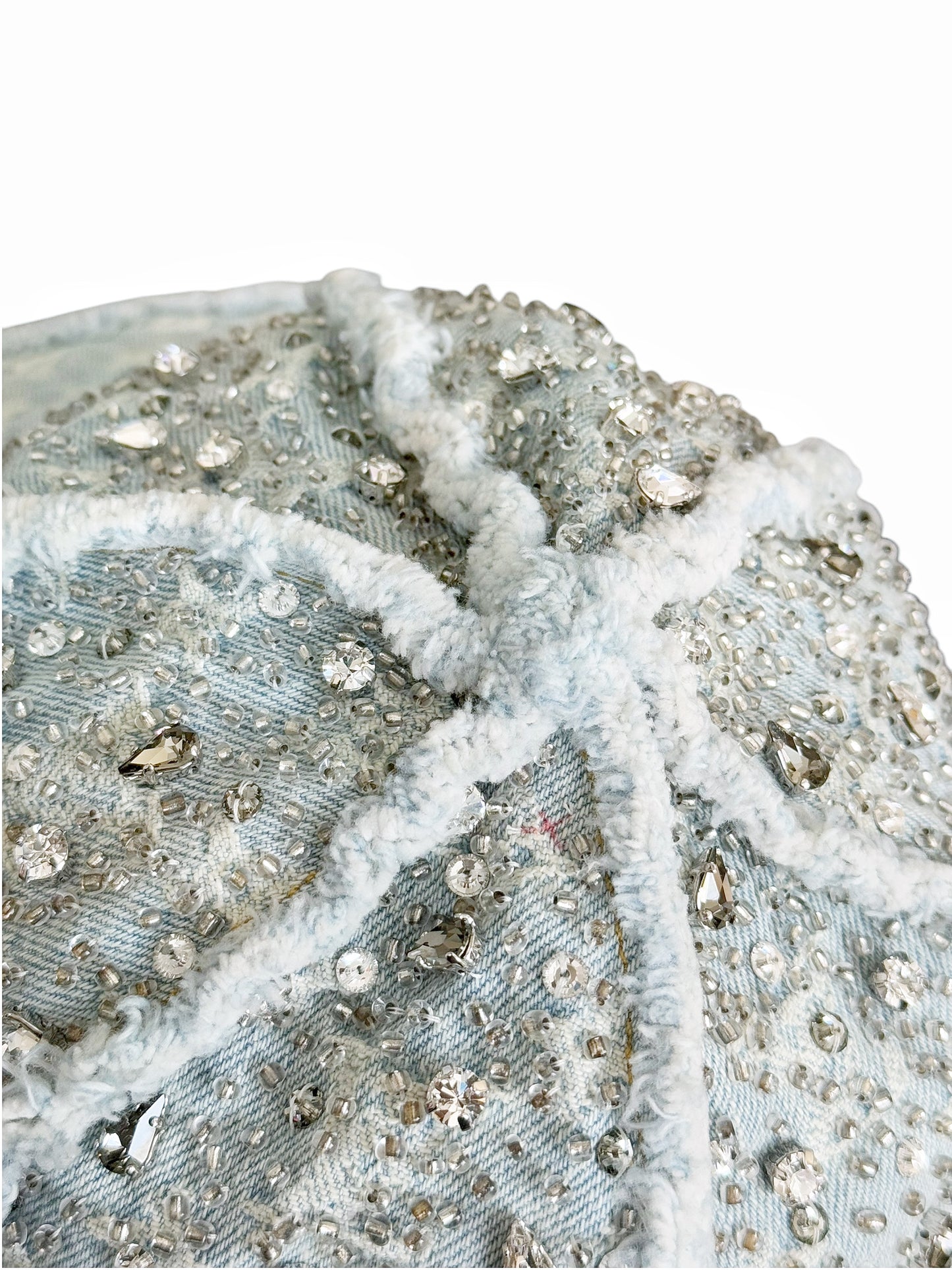 1/1 Crystal Rain Monogram Denim