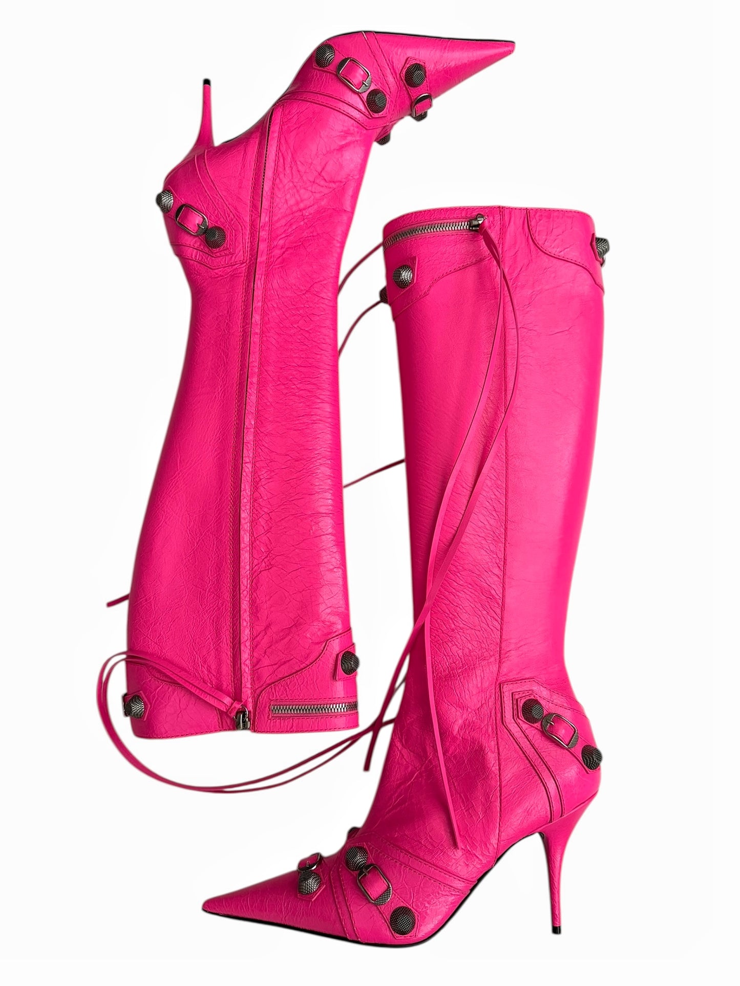 Fluo Pink Cagole Heel Boot Arena H90