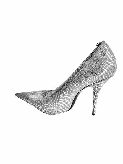 Bedazzled Rhinestone Stiletto Heel Clutch