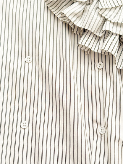 Virgil Abloh Ruffle Stripe Shirt