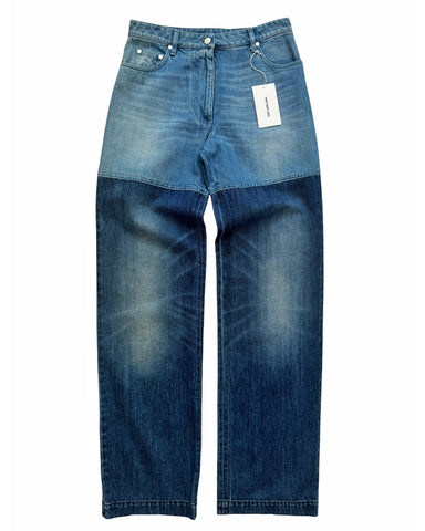 Hybrid Panel Blue Denim Jeans